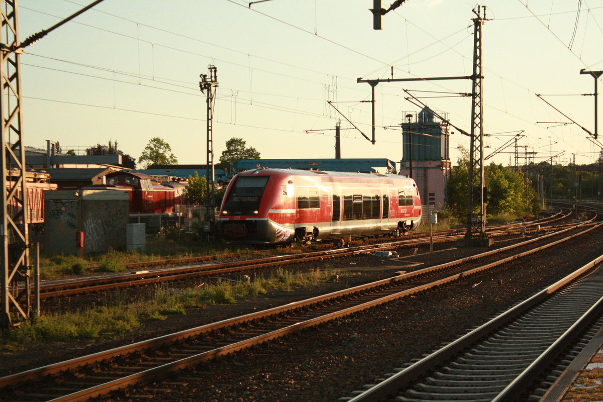 641 022 auf Rangierfahrt im Bahnhof Gotha am 29.5.20