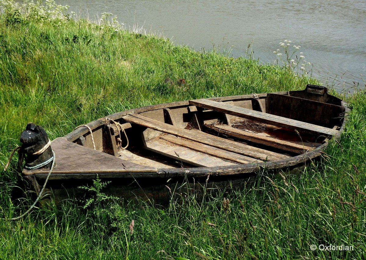 Alter Fischerkahn in Nordfriesland.