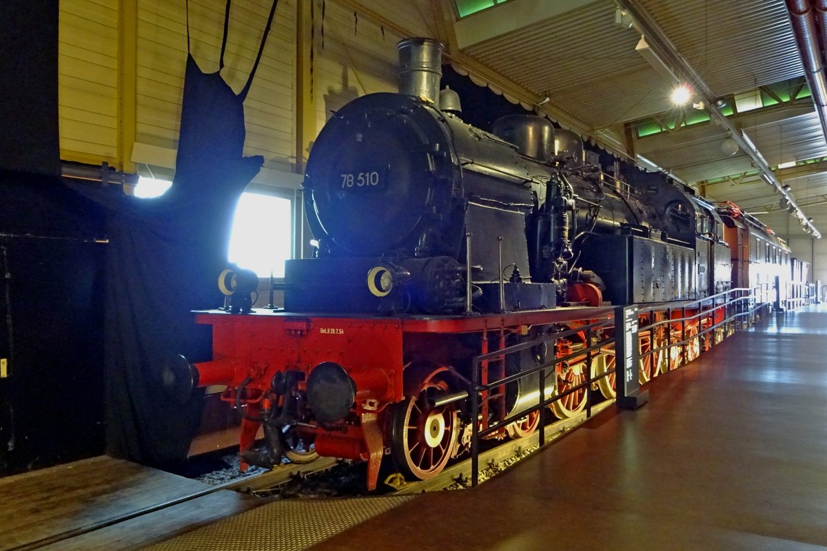 Am 16 September 2019 wurde 78 510 ins DB-Museum in Nürnberg fotografiert.