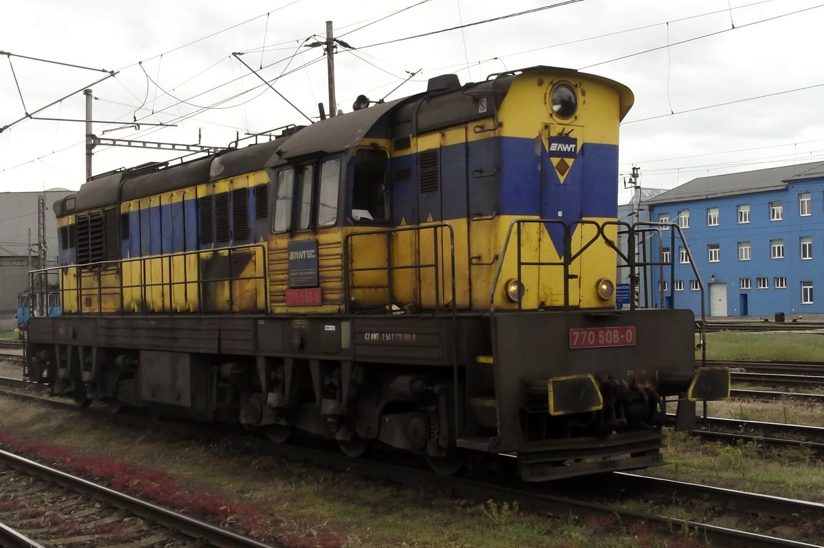 Am 28 Mai 2015 meldet sich AWT 770 508 in Ostrava hl.n.