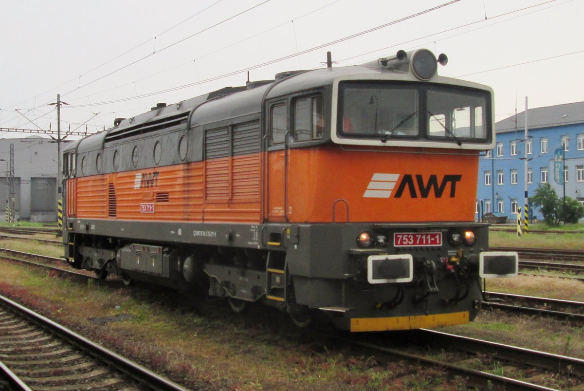 AWT 753 711 durchfahrt Ostrava hl.n. am 26 Mai 2015.