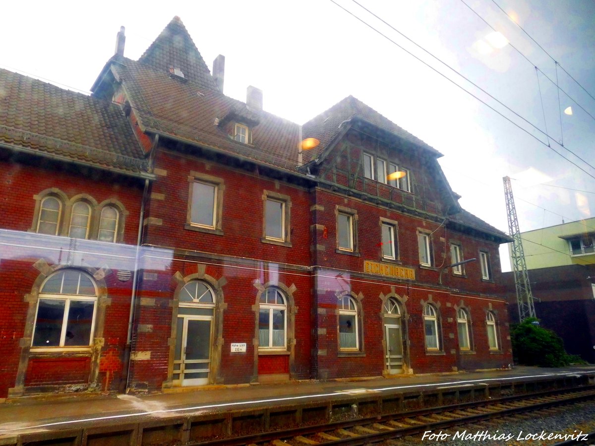 Bahnhof Eichenberg am 29.5.16