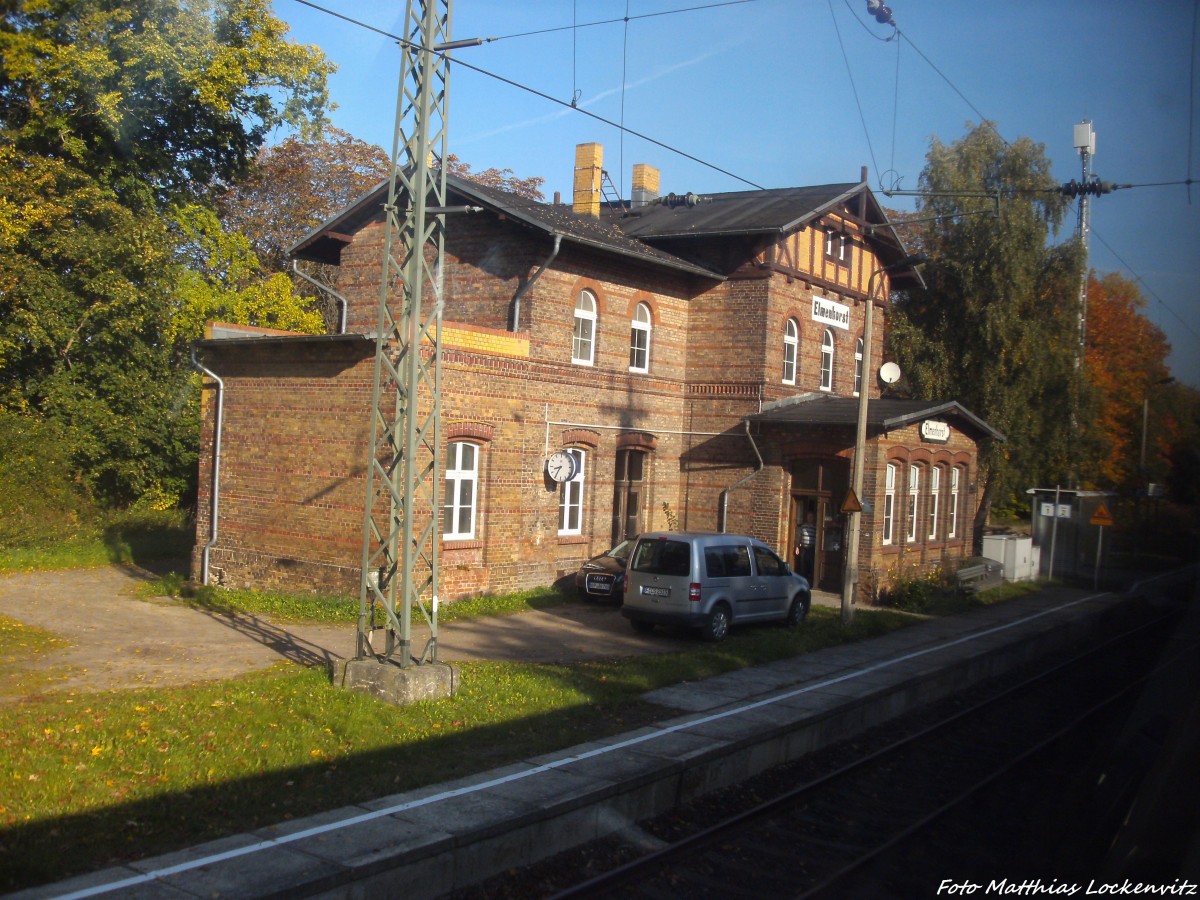 Bahnhof Elmenhorst am 7.10.13