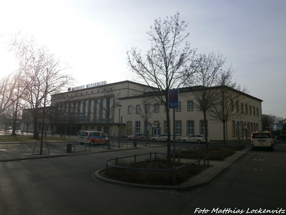 Bahnhof Merseburg am 6.1.15