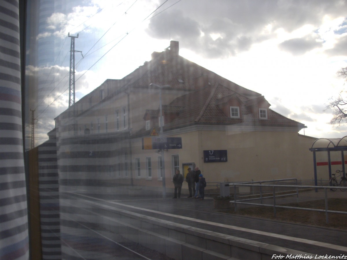 Bahnhof Prenzlau am 16.2.14