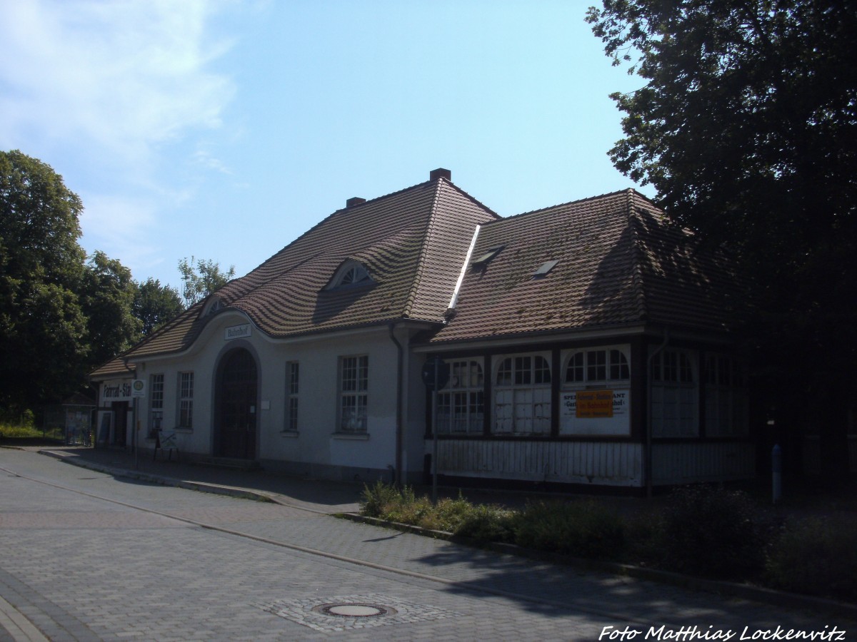 Bahnhof Trassenheide am 26.7.14