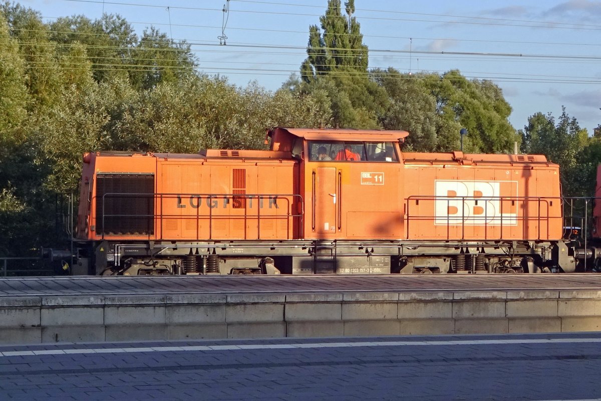 BBL 11 durchfahrt Celle am 18 September 2019.