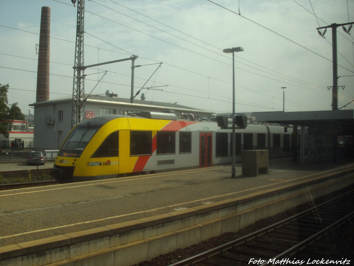 BR 648 der HLB im Bahnhof Fulda am 8.9.14
