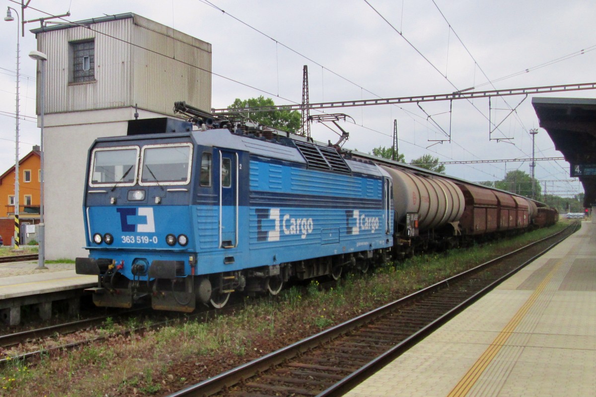 CD 363 519 durchfahrt Kolín am 26 Mai 2015.