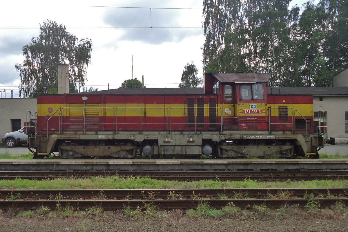 CD 731 025 steht am 26 Mai 2015 in Hranice nad Morave. 