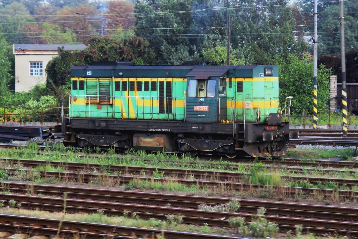 CD 742 254 steht am 15 September 2018 in Hranice na Morave.