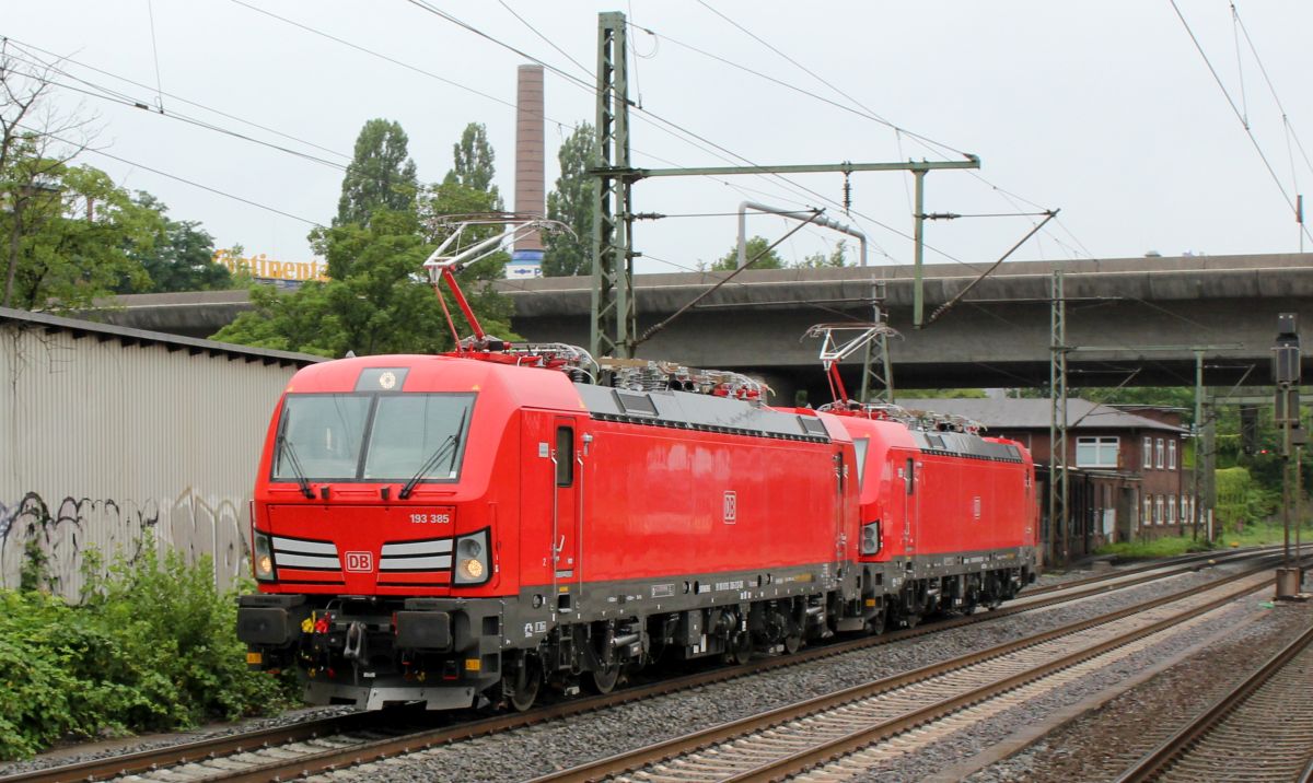 DB 193 385-2(REV/MMAL/03.05.19) und 193 384-5(REV/MMAL/16.04.19). HH.Harburg 06.07.2019
