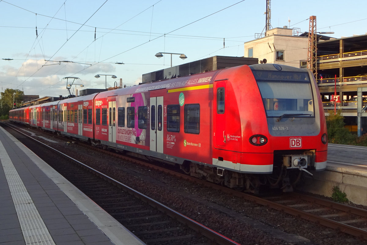 DB 424 526 steht am 18 September 2019 in Celle.