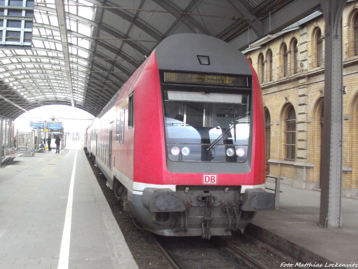 Desto Steuer wagen im Bahnhof Halle Saale Hbf am 16.2.14