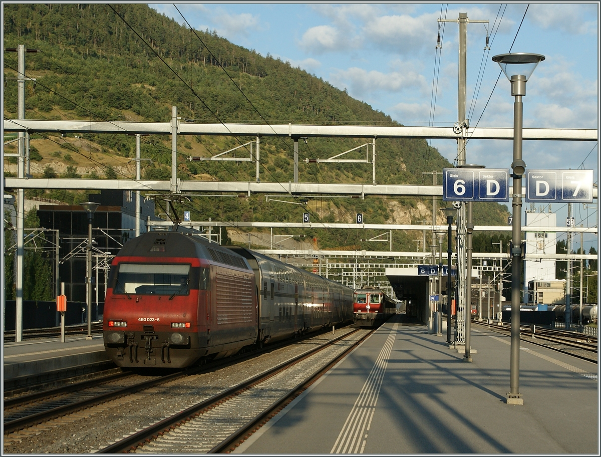 Die SBB Re 460 0235 in Visp.
29. Aug. 2013