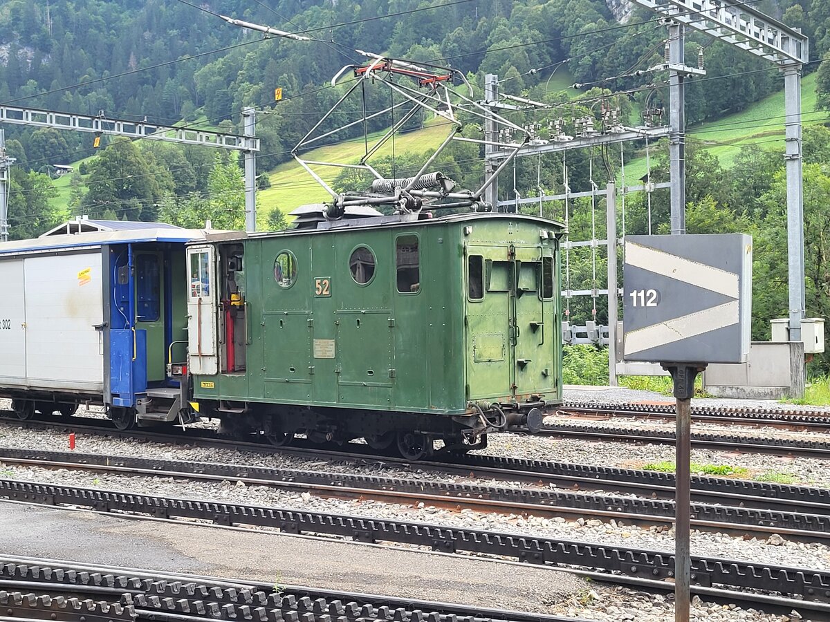 Die WAB He 2/2 52 in Lauterbrunnen.
8.Aug. 2024
