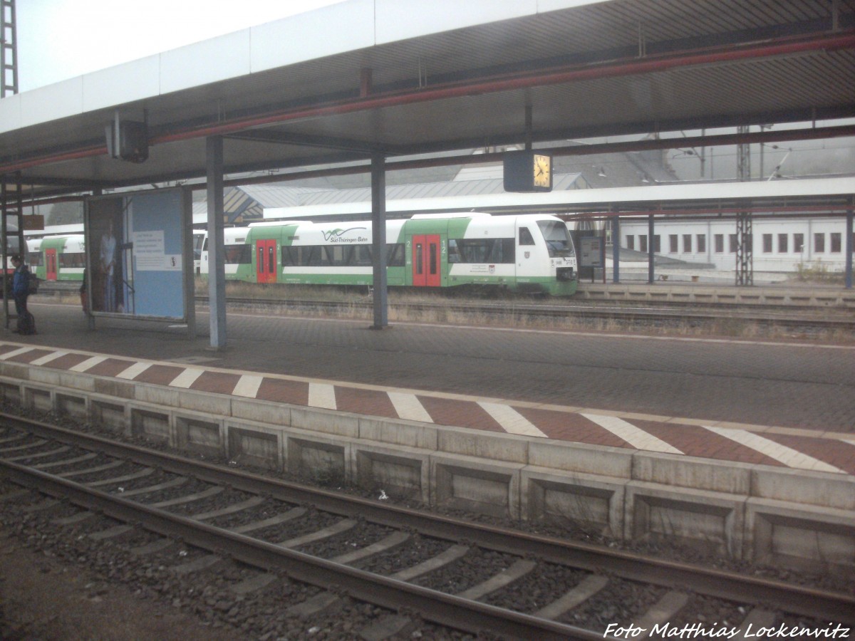 EB Triebwagen im Bahnhof Erfurt am 8.9.14