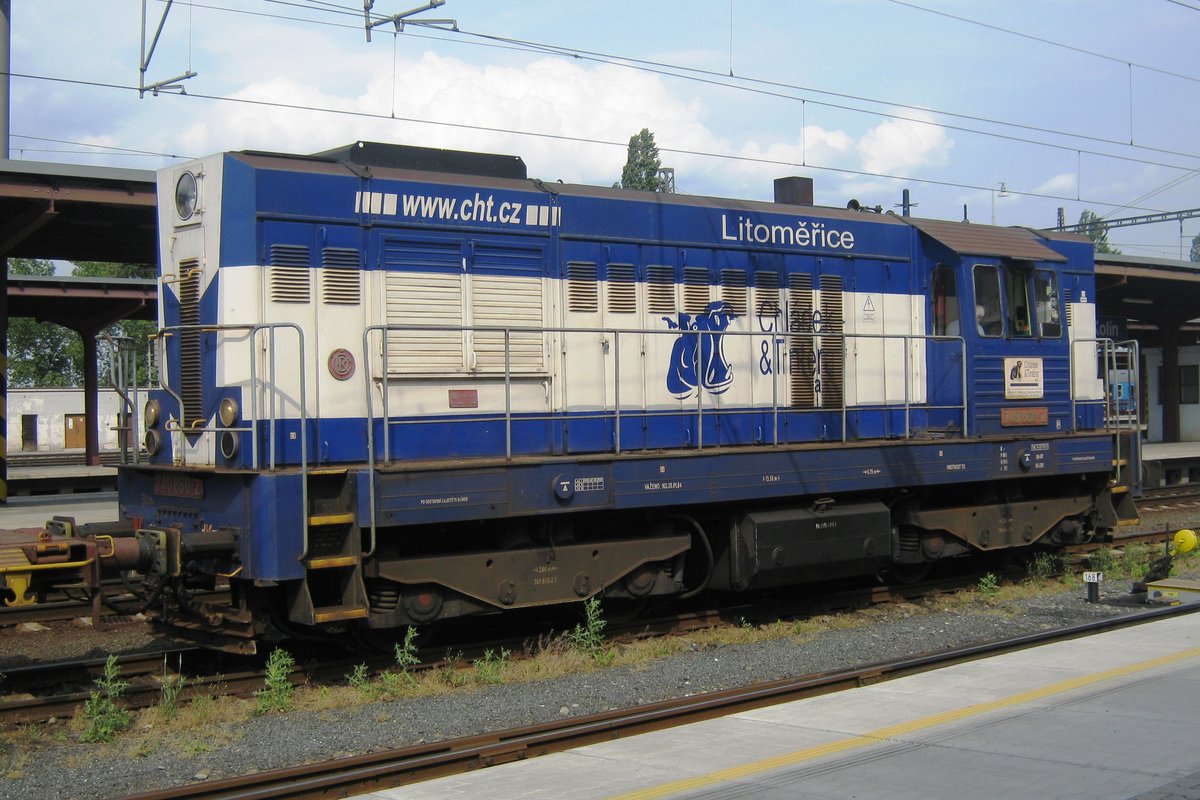 Ein Hippo in die Tsjechei: CHT 740 860 steht am 29 Mai 2012 in Kolín.