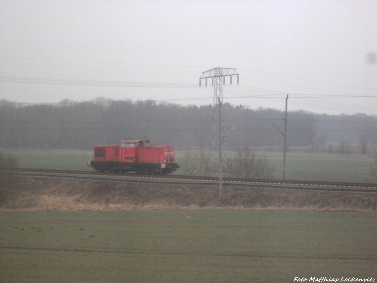 Eine BR 298er unterwegs nach Stralsund am 5.3.14