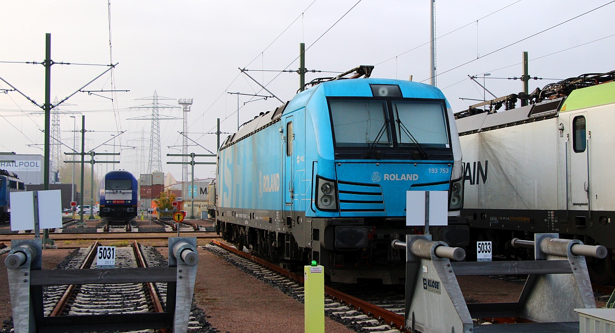 ELL/WLC 193 753-1  Roland , REV/MMAL/26.03.19, Railpool/Ajax Lokwelt. 29.10.2022 