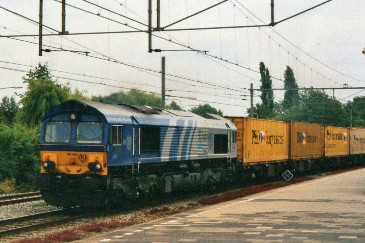 ERS 6610 durchfahrt am 18 Oktober 2005 Geldermalsen.