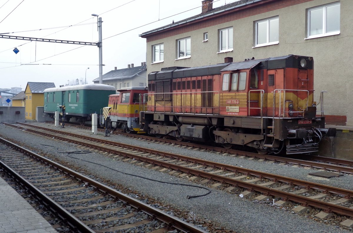 Ex-CD 740 770 steht am 1 Jänner 2017 in Breclav.