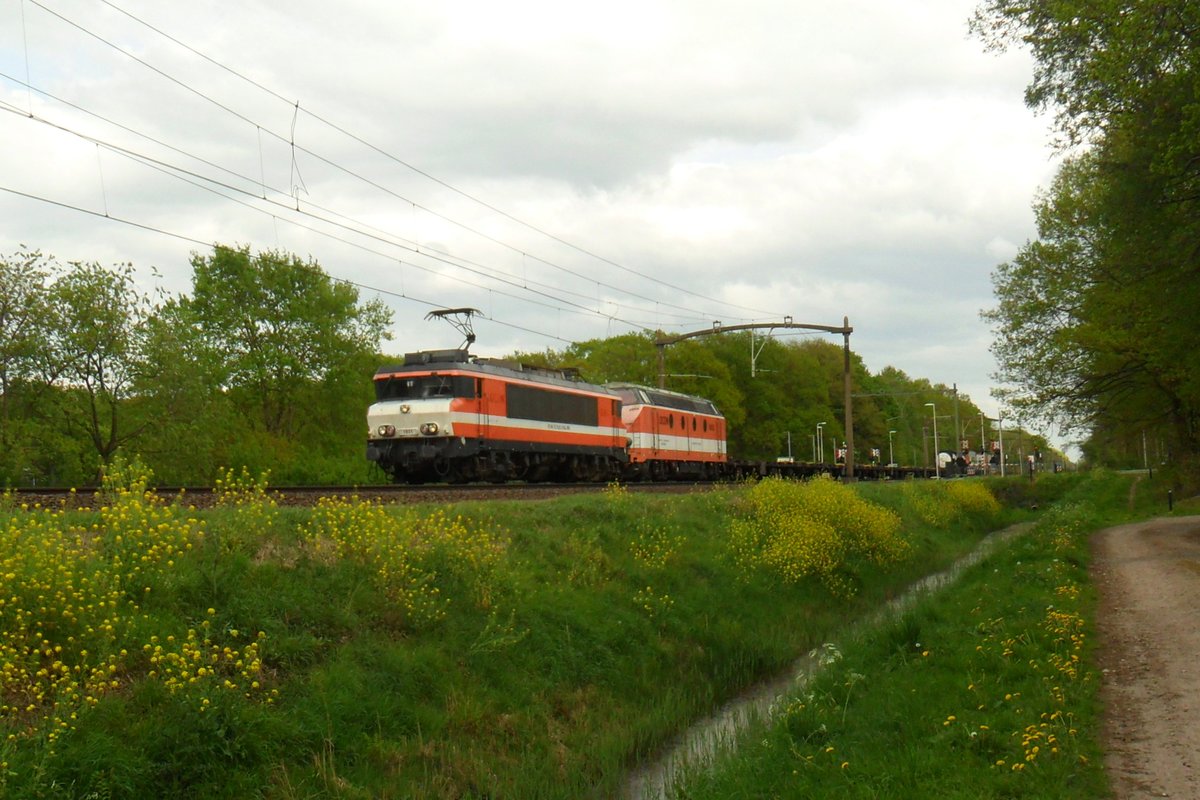 Ex-LOCON 1831 durchfahrt Tilburg Oude warande am 24 April 2019.