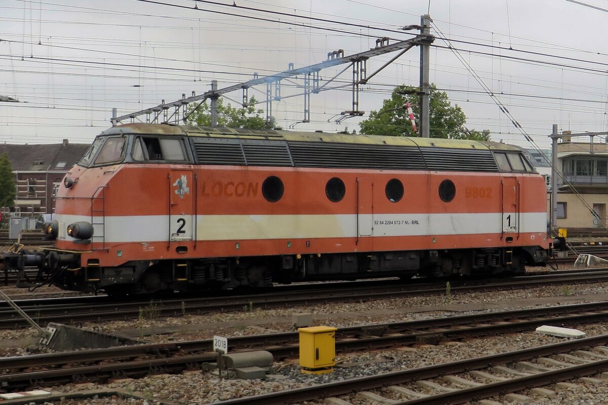 Ex-LOCON 9802 (eine frhere SNCB 62/63) steht am 27 Augustus 2020 in Venlo.