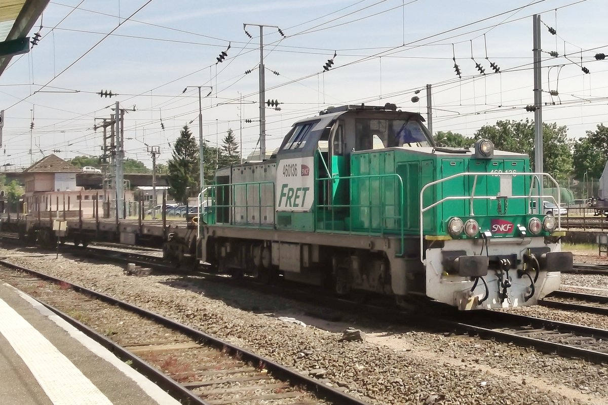 FRET 60136 durchfahrt am 8 Juni 2015 Thionville.