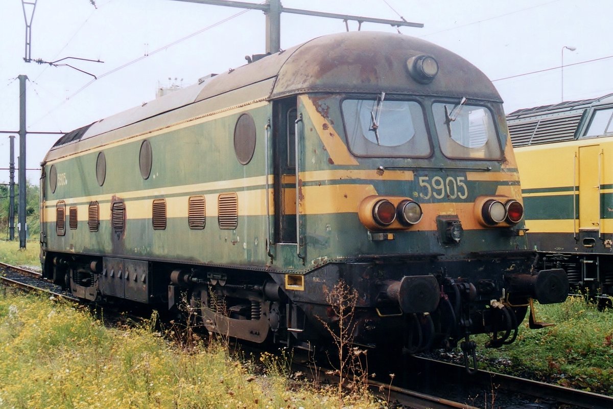 Gekauftes Scanbild von 5905 ins Rbf Kinkempois am 25 September 1999. 