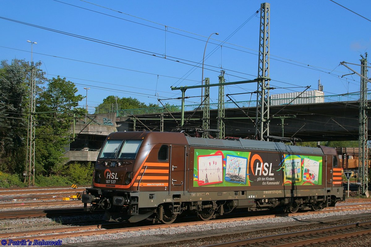 HSL 187 538 abgestellt am 07.05.2019 in Hamburg-Harburg