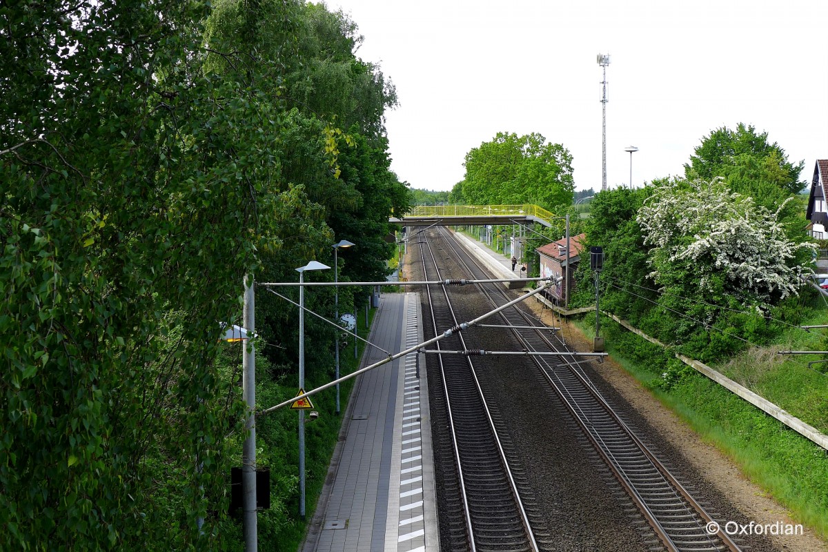 Klecken - Haltepunkt für den Metronom auf der Strecke von Bremen nach Hamburg.