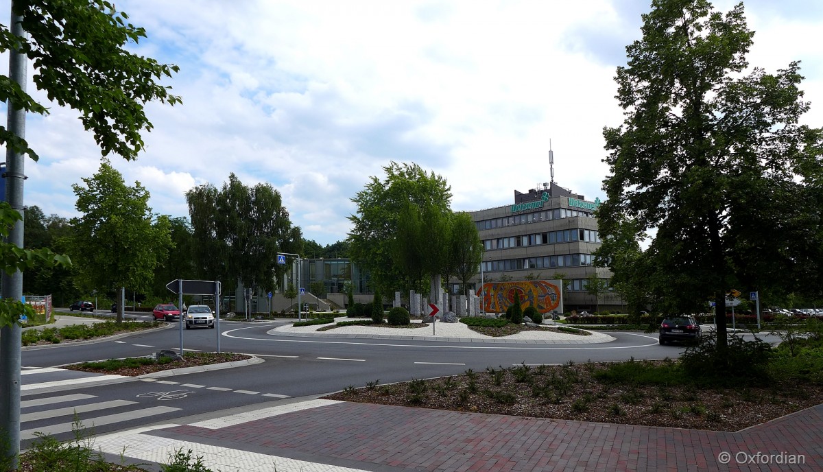 Kreisverkehr in Uelzen.