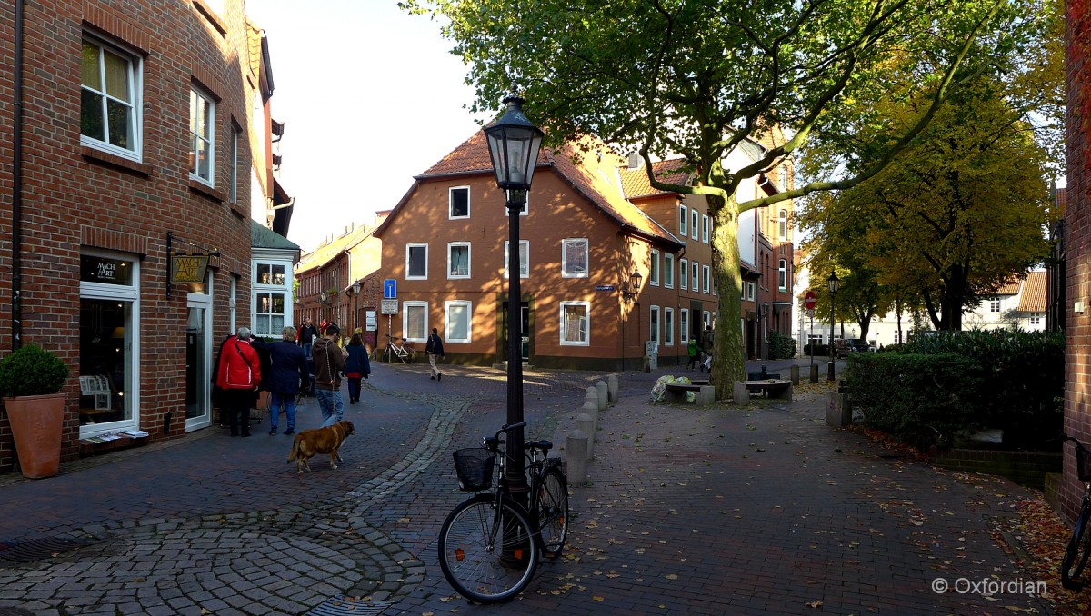 Lüneburg - Heiligengeiststraße in der Altstadt.