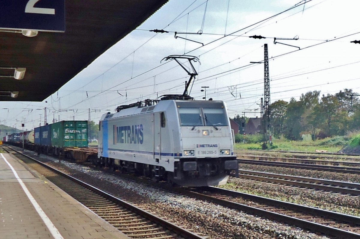 meytrans 186 289 durcheilt am 19 September 2014 Oberhausen Osterfeld Süd.