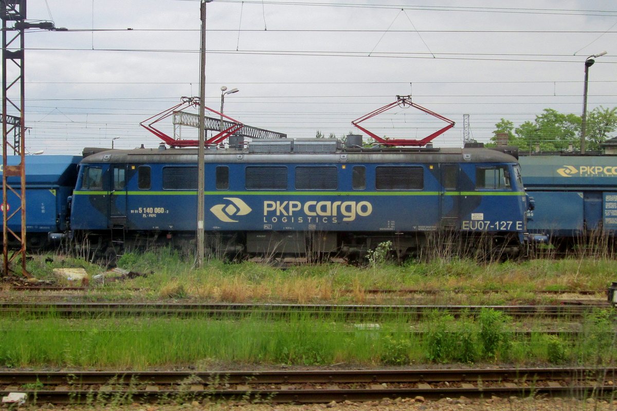PKP Cargo EU07-127 steht am 28 Mai 2015 in Zebrzydowice.