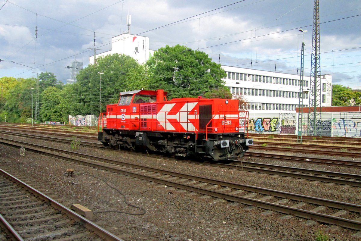 RheinCargo DE 93 durchfahrt Köln West am 23 September 2019. 