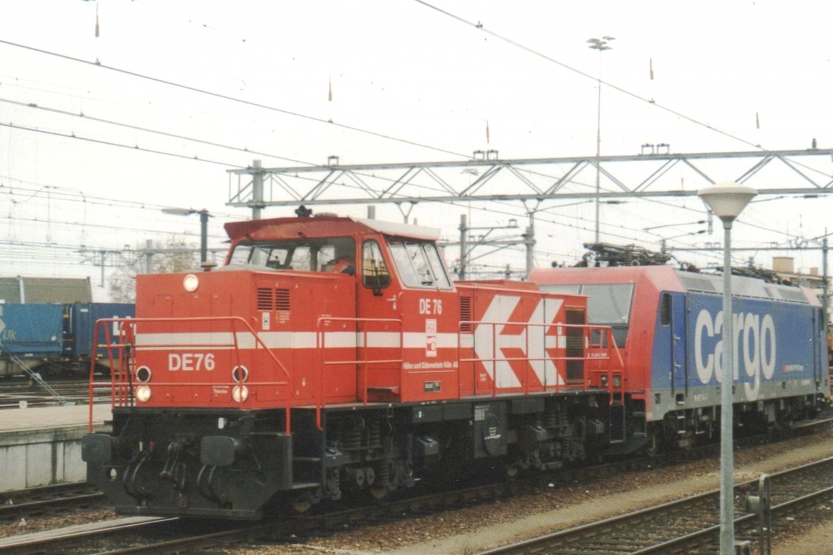 Scanbild von HGK DE 76 in Venlo am 27 Dezember 2005.