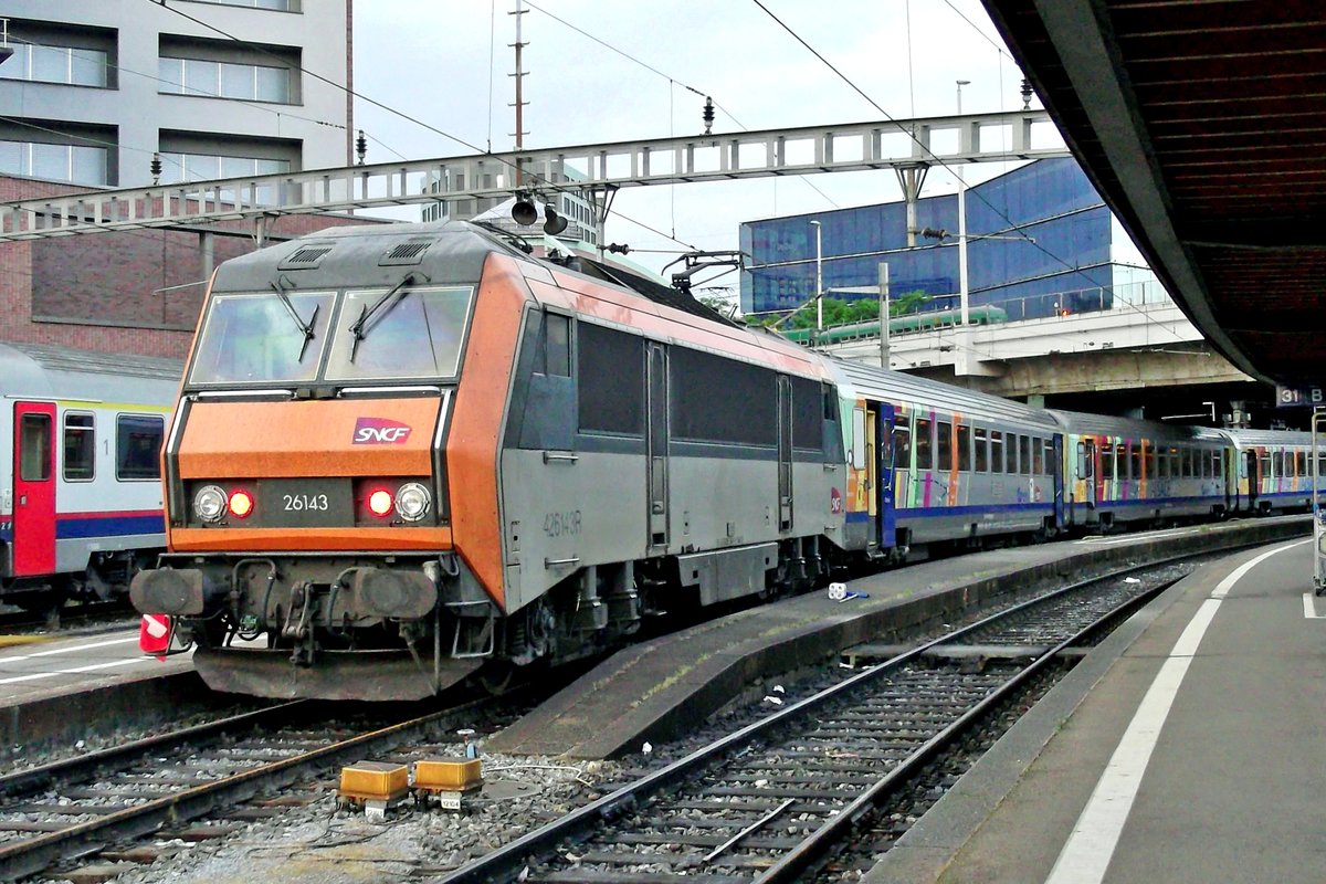 SNCF 26143 steht mit der TER-200 am 1.Juni 2014 in Basel SBB.
