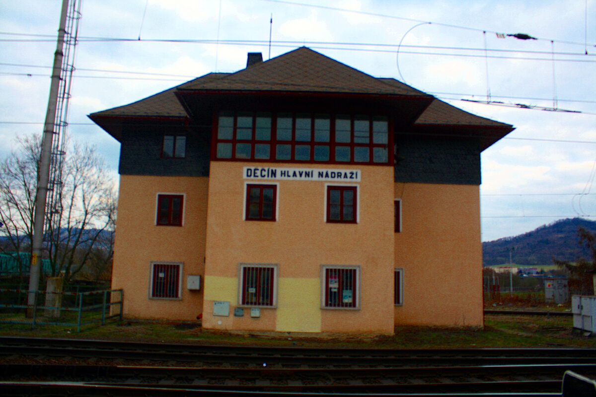 Stellwerk Decin hl.n. am 13.3.24