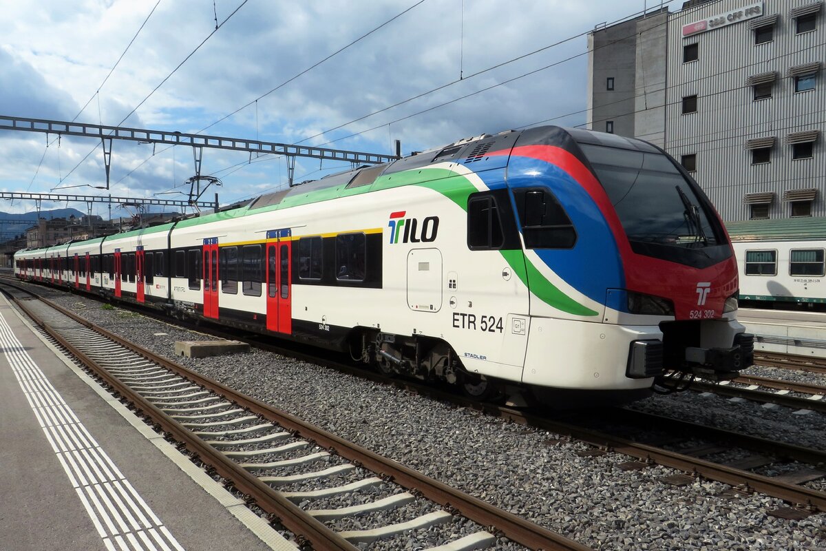 TiLo 524 302 steht am 29 Mai 2022 in Chiasso.