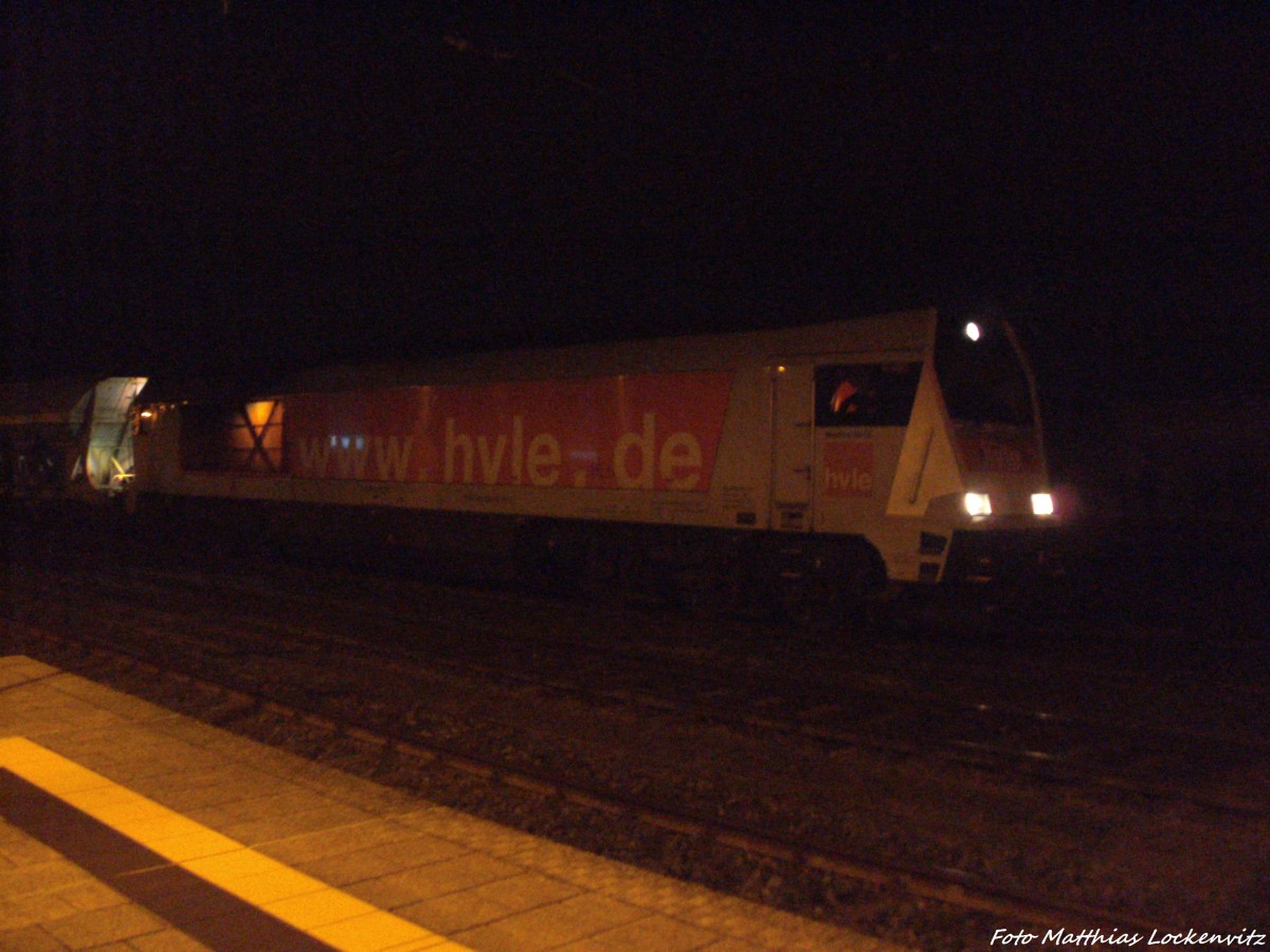 Voith Maxima 40CC / Loknr V490 der HVLE im Bahnhof Bergen auf Rgen am 18.11.13