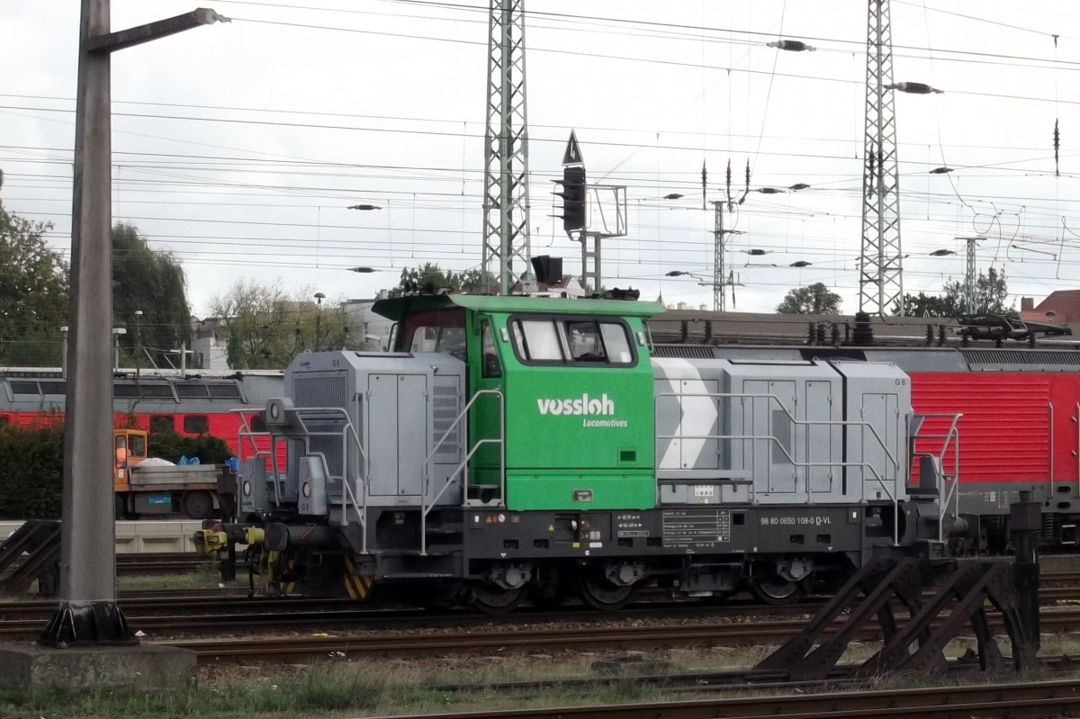 Vossloh 650 108 steht am 23 September 2014 in Cottbus. 