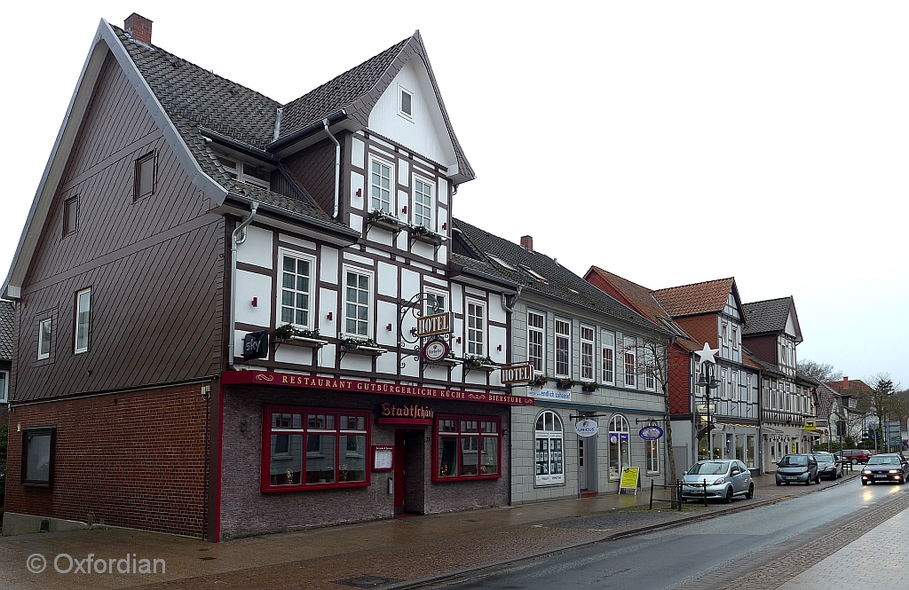 Walsrode, Hotel und Restaurant Stadtschänke in der Lange Straße.