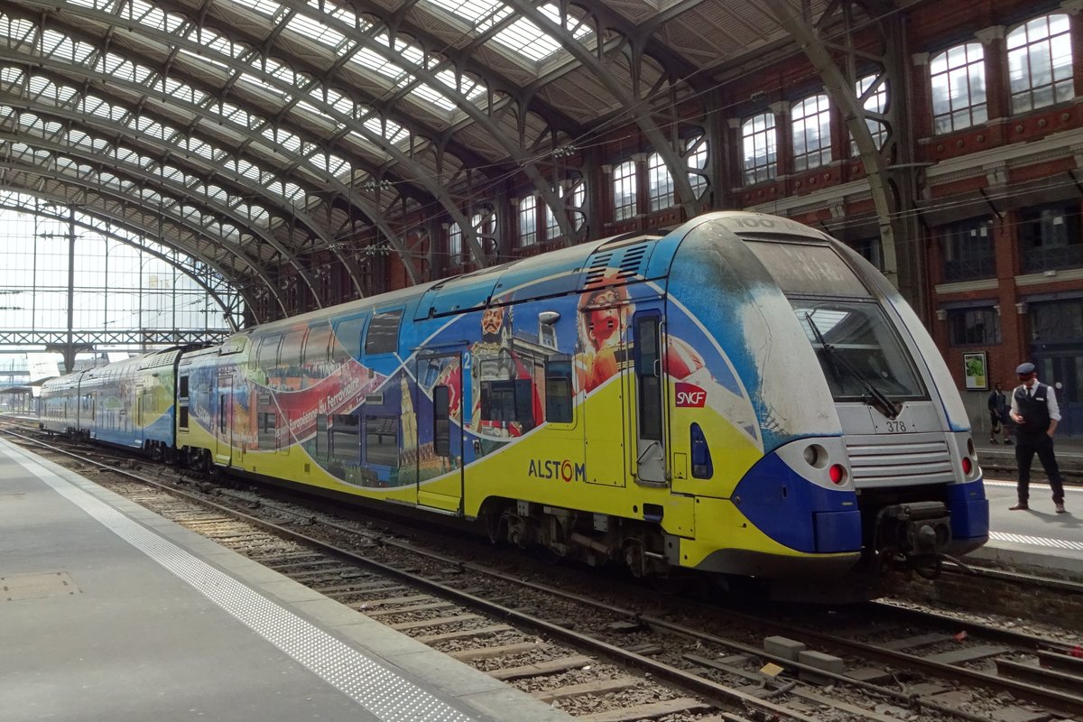 Werbetriebzug 26378 steht am 23 Mai 2019 in Lille-Flandres. 