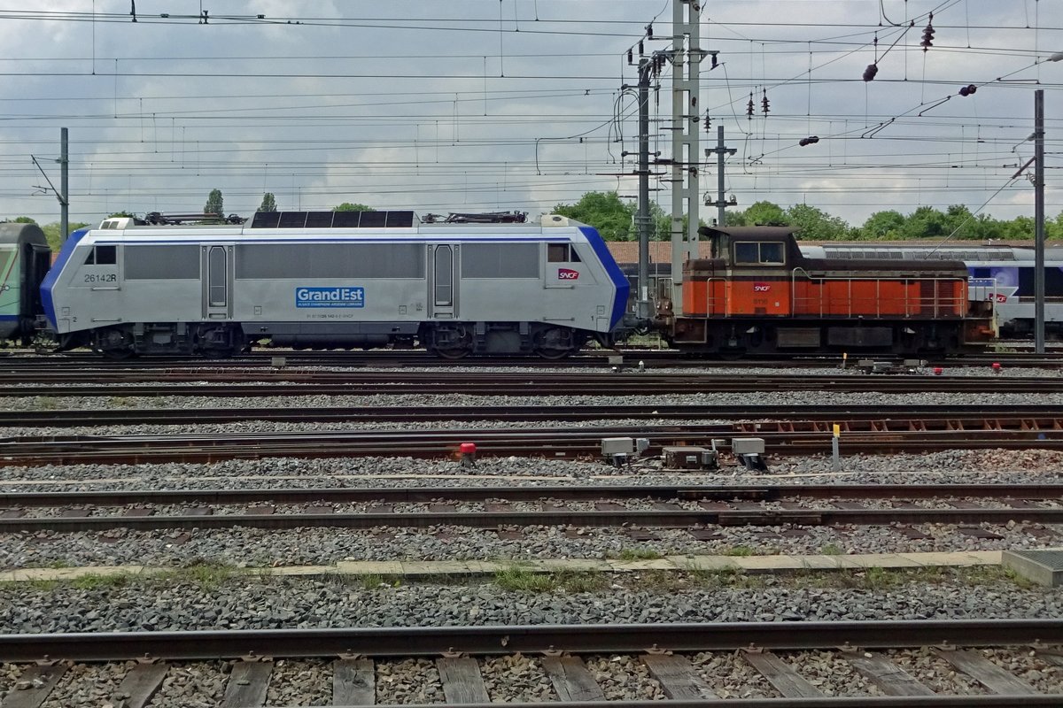 Y 8116 rangiert am 29 Mai 2019 in Strasbourg Gare Centrale.
