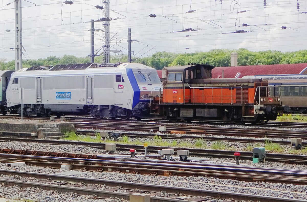 Y 8116 rangiert am 29 Mai 2019 in Strasbourg Gare Centrale.