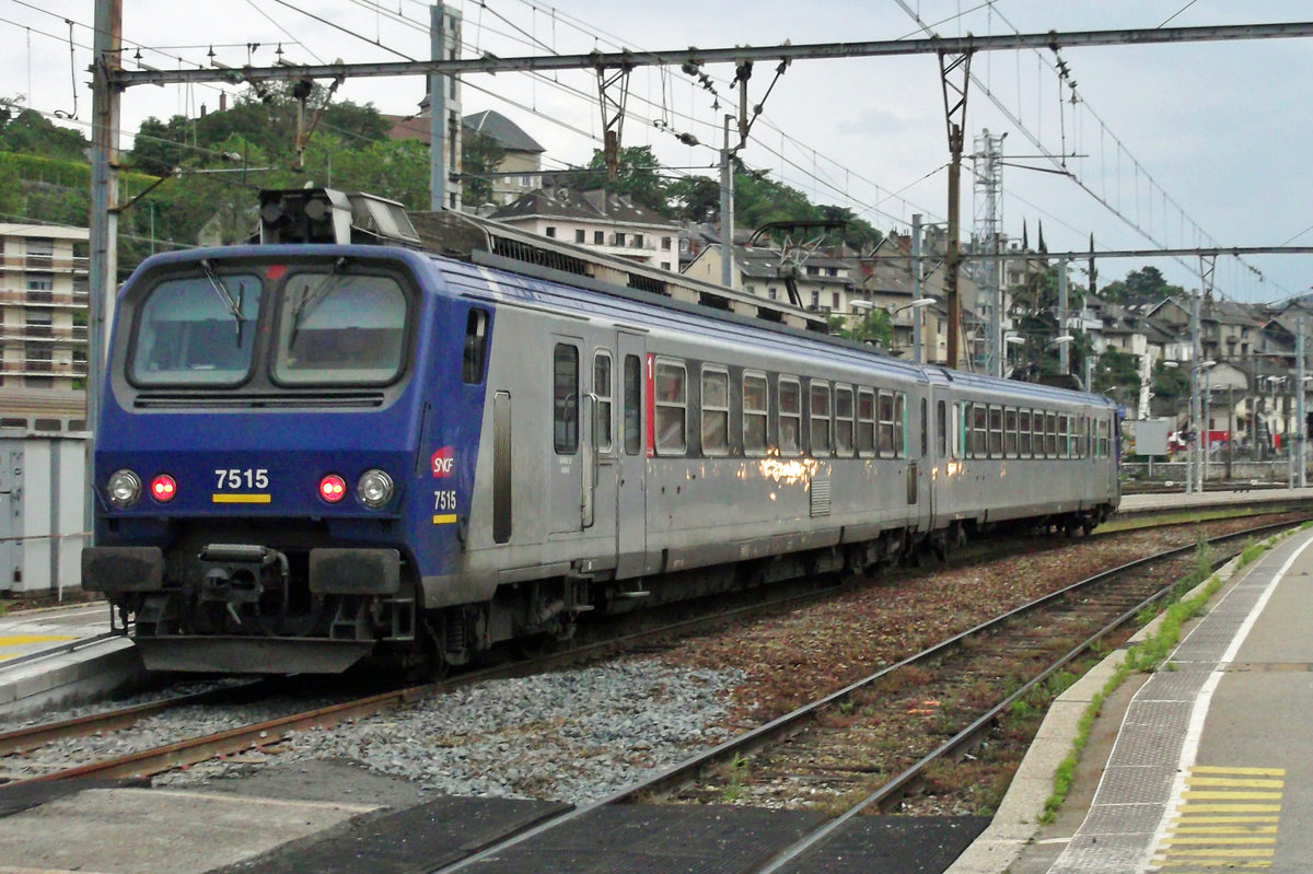 Z-7515 treft am Abend von 2 Juni 2014 in Chambery ein.