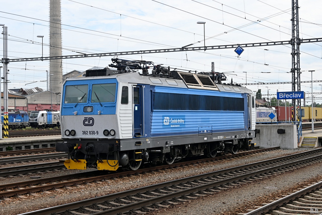 362 030 war abgestellt am bahnhof breclav,08.05.24