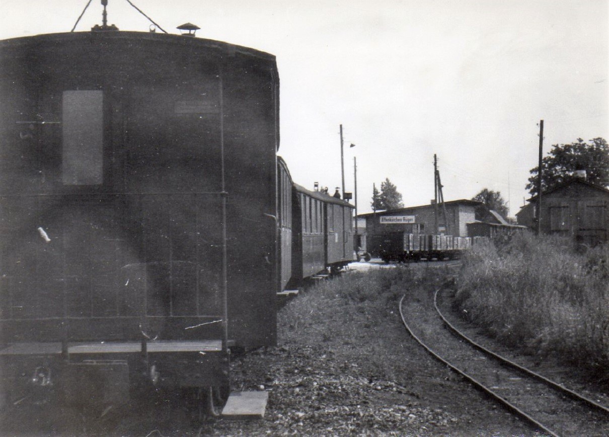 Bahnhof Altenkirchen am 31.7.1968
